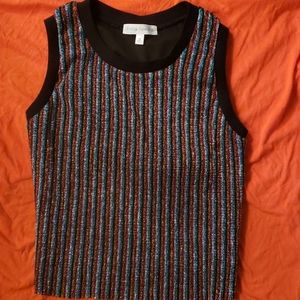 Cute shimmer multi color top